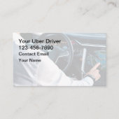 Simple Ride Hailing Uber Driver Theme Contactkaartje (Voorkant)