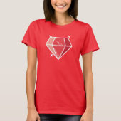 Simple Ruby Gemstone T-shirt (Voorkant)