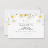 Simple Rustic Daisy Flowers - Kaart met details (Voorkant)