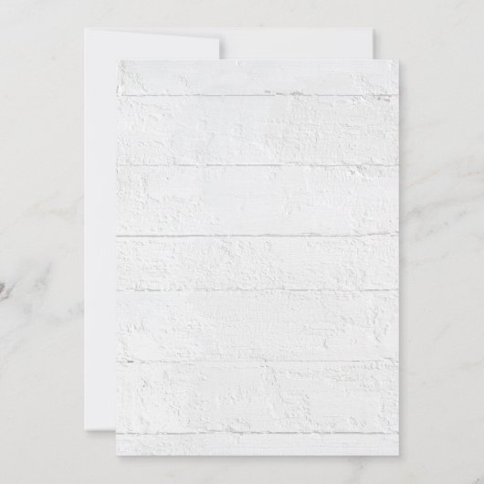 Simple Rustic Herfst Wreath Invitation Kaart (Achterkant)