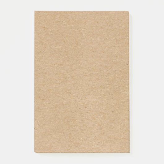 Simple Rustic Kraft Boho Post-it® Notes (Voorkant)