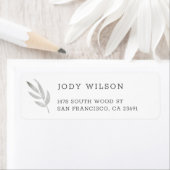 Simple Rustic Return Address Labels (Insitu)