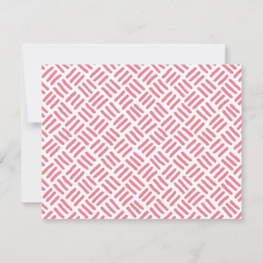 Simple Safari Animal Personalize Stationery Kaart (Achterkant)