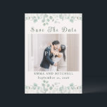 Simple Sage Green Botanical Minimalist Wedding Save The Date<br><div class="desc">Announce your special day with this elegant sage green botanical Save the Date card. Featuring soft watercolor greenery and minimalist typography, this design brings a fresh and timeless look to your wedding announcement. Perfect for garden, rustic, or nature-inspired weddings, it helps you share your exciting news in a stylish way....</div>