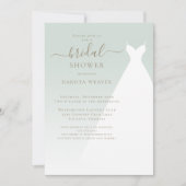 Simple Sage Green Calligraphy Vrijgezellenfeest Kaart (Voorkant)