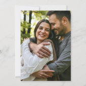 Simple Sage Green Modern Elegant Wedding Kaart (Achterkant)