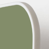 Simple Sage Green Monogram Initialen Pickleball Paddle (Links Detail)