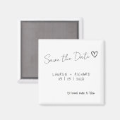 Simple Save The Date Card Magneet (Voorkant / Achterkant)