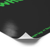 "Simple Says-#1" funny, quote, humor Perfect Poster (Hoek)