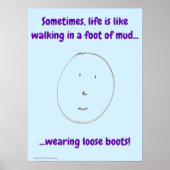 "Simple Says" #5 funny, humor, quote Poster (Voorkant)