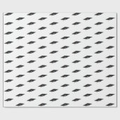 Simple School College Afstuderen Cap Cadeaupapier (Vlak)