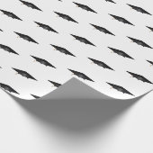 Simple School College Afstuderen Cap Cadeaupapier (Hoek)