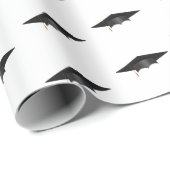 Simple School College Afstuderen Cap Cadeaupapier (Rol Hoek)