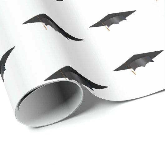 Simple School College Afstuderen Cap Cadeaupapier (Rol Hoek)