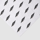 Simple School College Afstuderen Cap Tissuepapier (Detail)