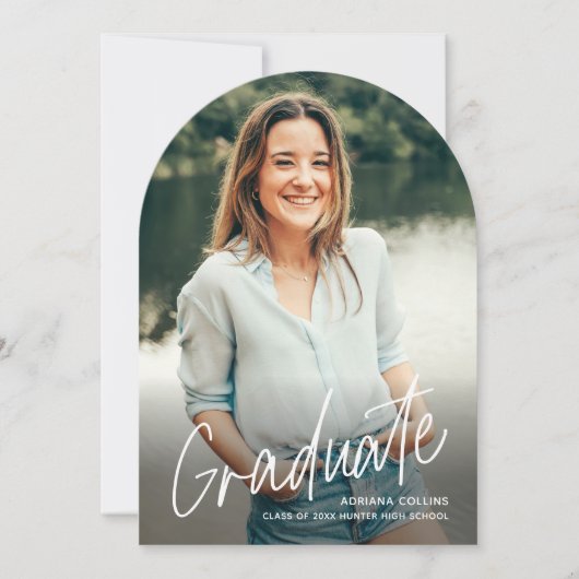 Simple Script 2 Photo Arch-Afstuderen Kaart (Voorkant)