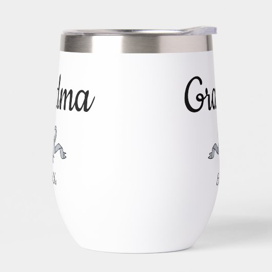 Simple Script Bow Grandma Est. Year (Links)