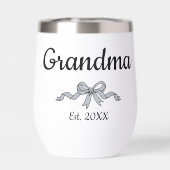Simple Script Bow Grandma Est. Year (Achterkant)