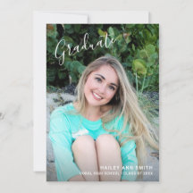 Simple Script Girl Afstuderen Afstuderen Foto