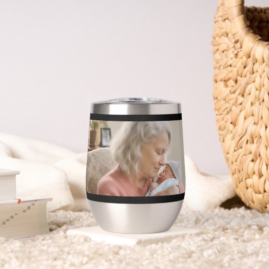 Simple Script Grandma Est.Photo Year Black (Woonkamer (Gedraaid)  )