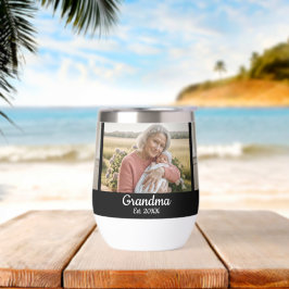 Simple Script Grandma Year Est. 3 Photo