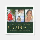 Simple Script Multi Photo Afstudeerder Graduparty Servet (Voorkant)