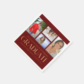 Simple Script Multi Photo Afstudeerder Graduparty Servet (Hoek)