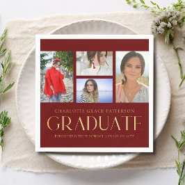 Simple Script Multi Photo Afstudeerder Graduparty Servet