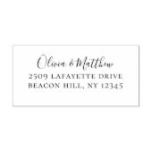 Simple Script Return-adres Rubberstempel (Afrduk)