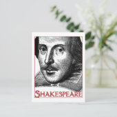 Simple Shakespeare Logo Briefkaart (Staand voorkant)