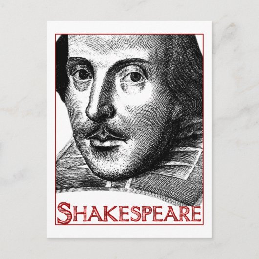 Simple Shakespeare Logo Briefkaart (Voorkant)