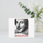 Simple Shakespeare Logo Briefkaart (Staand voorkant)