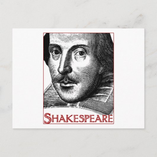 Simple Shakespeare Logo Briefkaart (Voorkant)