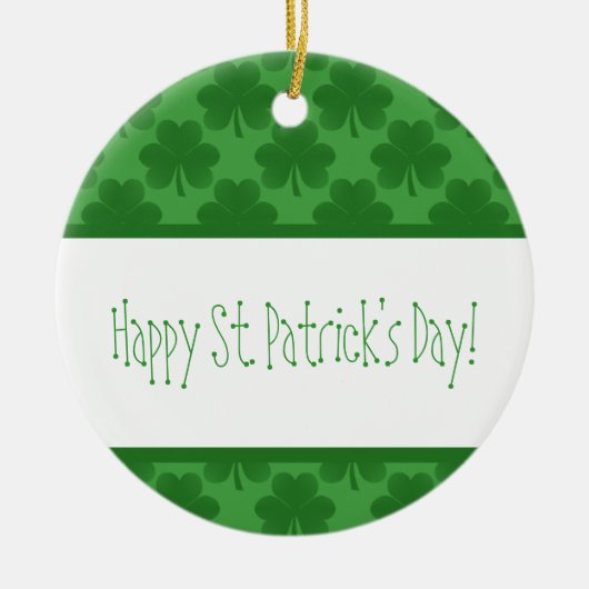 Simple Shamrocks Ornament (Voorkant)