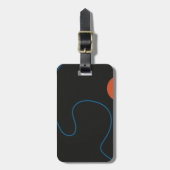 Simple Shapes, Mid Century Art Bagagelabel (Voorkant verticaal)