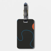 Simple Shapes, Mid Century Art Bagagelabel (Achterkant verticaal)