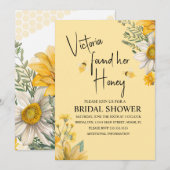 Simple She’s Found Her Honey Bee Bridal Shower Kaart (Voorkant / Achterkant)