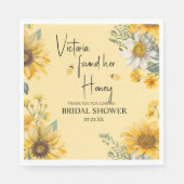 Simple She’s Found Her Honey Bee Bridal Shower Servet (Voorkant)