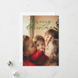 Simple Single Photo Holida Feestdagenkaart