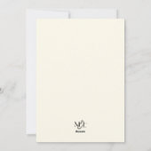 Simple Single Photo Holida Feestdagenkaart (Achterkant)