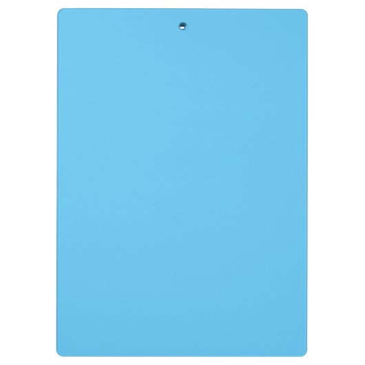 Simple Sky Blue Authority® Klembord (Achterkant)