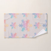 Simple Snowflake Bad Handdoek (Handdoek)