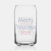 Simple Snowflake Blikvorm Glas (Achterkant)