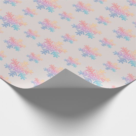 Simple Snowflake Cadeaupapier (Hoek)