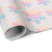 Simple Snowflake Cadeaupapier (Rol Hoek)