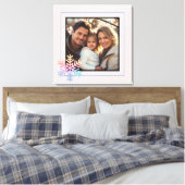 Simple Snowflake Canvas Afdruk (Insitu (Slaapkamer))
