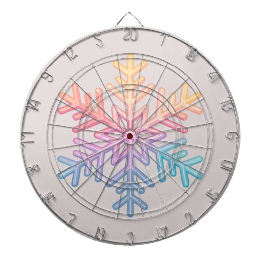 Simple Snowflake Dartbord (Voorkant)