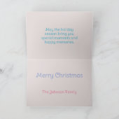 Simple Snowflake Feestdagen Kaart (Binnen)