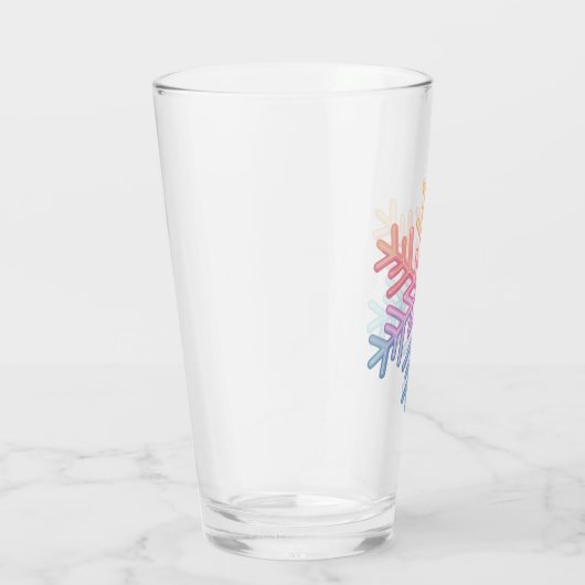 Simple Snowflake Glas (Rechts)