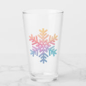 Simple Snowflake Glas (Voorkant)